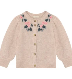 Cardigan - Strik - Uld/Nylon - Star - Peach Whip|Fliink Outlet