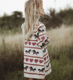 Kjole - Strik - Viskoseblanding - Kino - Sandshell|Fliink New