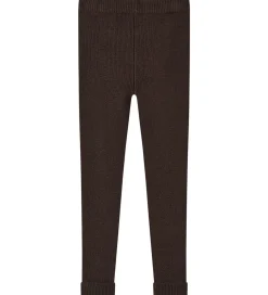 Leggings - Rib - Strik - Benna - Coffee Bean|Fliink New