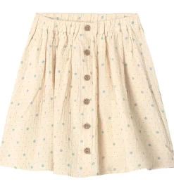 Nederdel - Musselin - Blooming - Sandshell Aop|Fliink Outlet