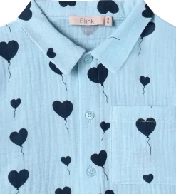 Skjorte - Love - Dream Blue|Fliink Sale