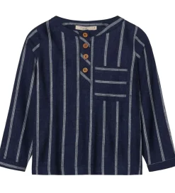 Skjorte - Vira - Insignia Blue/Sandshell|Fliink Online