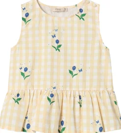 Top - Agnes - Sunlight Flower Aop|Fliink Hot