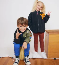 Fleecejakke - Sort m. Giraf|Freds World Clearance