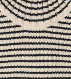 Halsedisse - Strik - Uld - Ecru/Dark Navy|FUB Discount