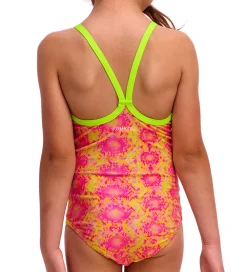 Badedragt - Printed One Piece - UV50+ - Poison Pink|Funkita Sale