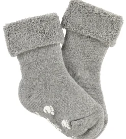 Skridsikre Strømper - Lysegrå|Fuzzies Discount