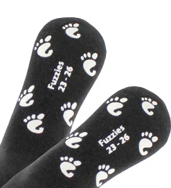 Strømper m. Antiskrid - Sort|Fuzzies