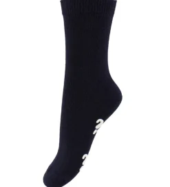 Strømper m. Antiskrid - Navy|Fuzzies Hot