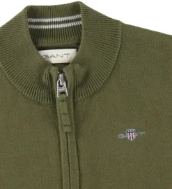 Cardigan - Strik - Shield - Juniper Green|GANT Discount