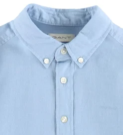 Skjorte - Hør/Bomuld - Fresh Blue|GANT Online
