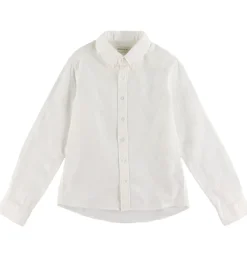 Skjorte - Hør/Bomuld - Hvid|GANT