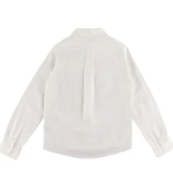 Skjorte - Hør/Bomuld - Hvid|GANT