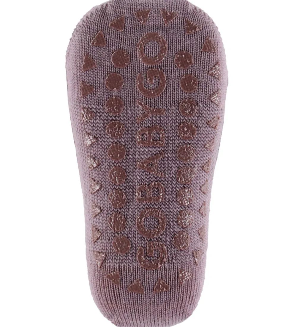 Kravlestrømpebukser - Noos - Uld - Dark Purple Dove|GoBabyGo Outlet