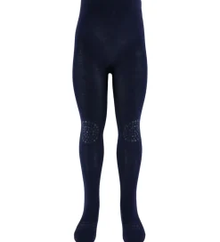 Skridsikre Strømpebukser - Uld - Midnight Blue|GoBabyGo Discount