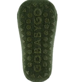 Skridsikre Strømper - Uld - Olivine|GoBabyGo New