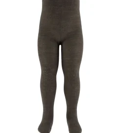 Skridsikre Strømpebukser - Uld - Chestnut|GoBabyGo Discount