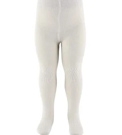 Skridsikre Strømpebukser - Bambus - Ivory Glitter|GoBabyGo Best