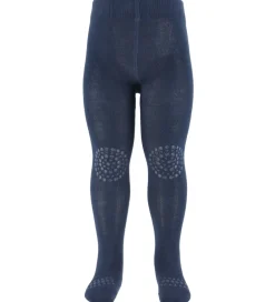 Skridsikre Strømpebukser - Bambus - Navy Blue|GoBabyGo Online