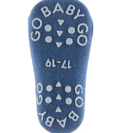 Skridsikre Strømper - Demin Blue|GoBabyGo