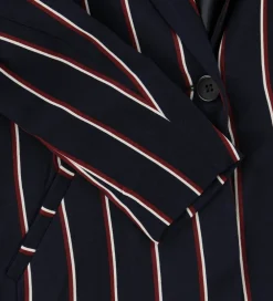 Blazer - Lilly - Navy m. Striber|Grunt Clearance