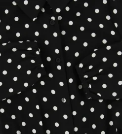 Buksedragt - Lisbeth - Sort m. Prikker|Grunt Clearance