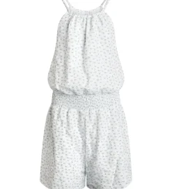 Buksedragt - Zennia - Hvid m. Lyseblå|Grunt New