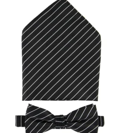 Butterfly m. Lommetørklæde - Sort/Hvid|Grunt Best