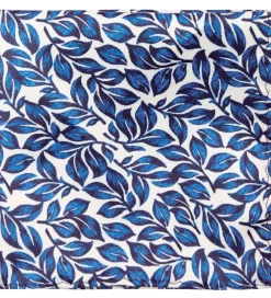 Butterfly m. Lommetrøklæde - Our Leaf - Blue Flower|Grunt