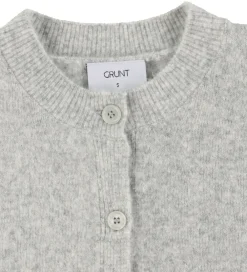 Cardigan - Strik - GrIsa - Grå|Grunt Hot
