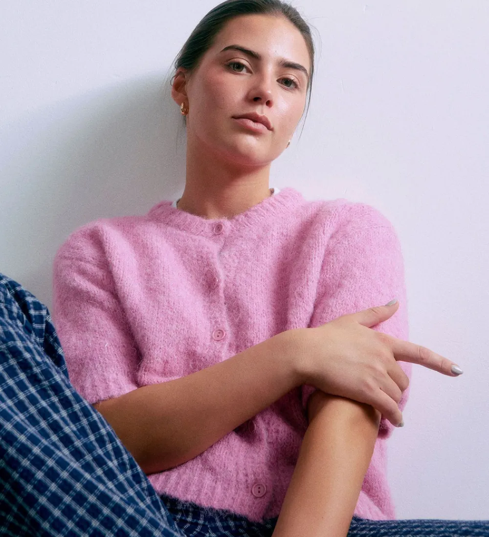 Cardigan - Strik - GrEvissa - Rose|Grunt Best