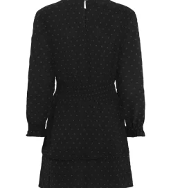 Kjole - GrSpelug - Dot - Black|Grunt