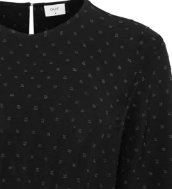 Kjole - GrSpelug - Dot - Black|Grunt