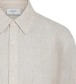 Skjorte - Herstal - Hør - Sand|Grunt New