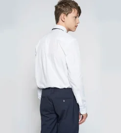 Skjorte - Tex - Hvid|Grunt Clearance