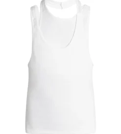 Top - Lyng Rib Top - White|Grunt Online