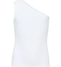 Top - Rib - Gundhil - Viskose - Hvid|Grunt New