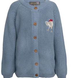 Cardigan - Strik - Kaj - Blue Blizzard|Hanevild Outlet