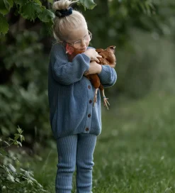 Cardigan - Strik - Kaj - Blue Blizzard|Hanevild Outlet