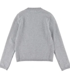 Cardigan - Strik - HdLaura - Lysegråmeleret|Hound New