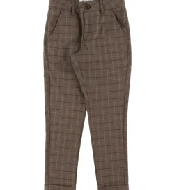 Chinos - Fashion Chino Checks - Brown|Hound Hot