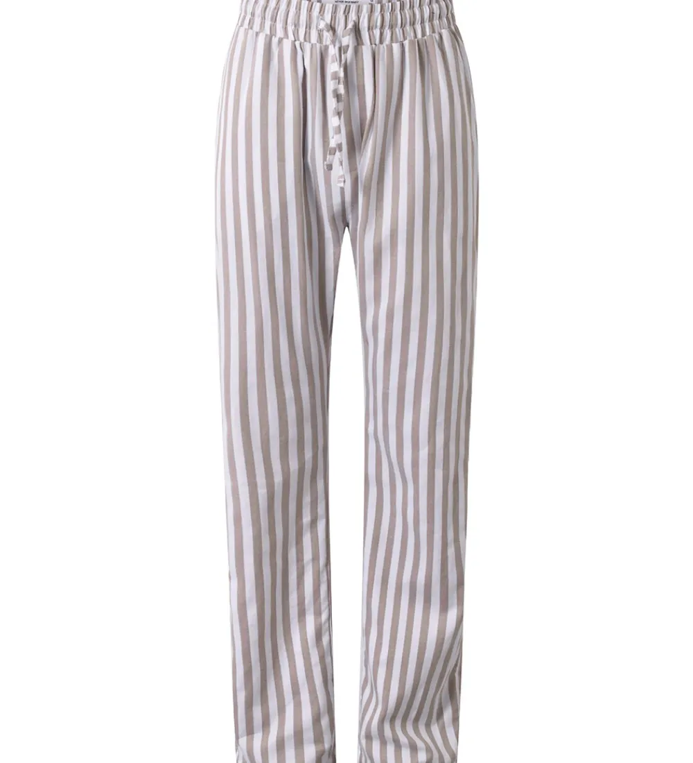 Natbukser - Grå/Hvidstribet|Hound Discount