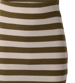 Nederdel - Rib - Armygrøn/Beigestribet|Hound Sale