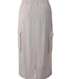 Nederdel - Viskose/Hør - Bone White|Hound New