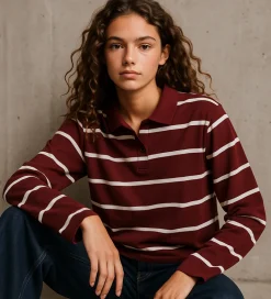 Polobluse - Rugby - Burgundy|Hound Discount