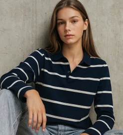 Polobluse - Rugby - Navy|Hound Outlet