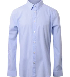 Skjorte - Blå/Hvidstribet|Hound Hot