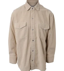 Skjorte - Fløjl - Corduroy - Sand|Hound Discount