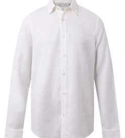 Skjorte - Hør/Viskose - Hvid|Hound Sale