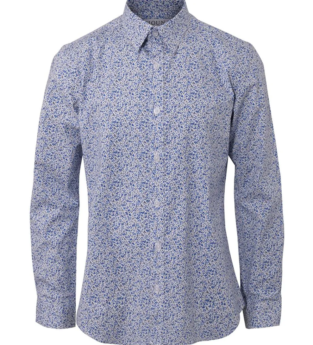 Skjorte - Hvid m. Blomster|Hound Sale